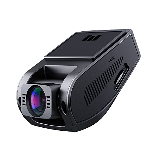 AUKEY Dashcam, Caméra Auto Full HD 1080P Grand Angle 170° avec détection de mouvement, vision nocturne, capteur G, boucle d'enregistrement, 1.5